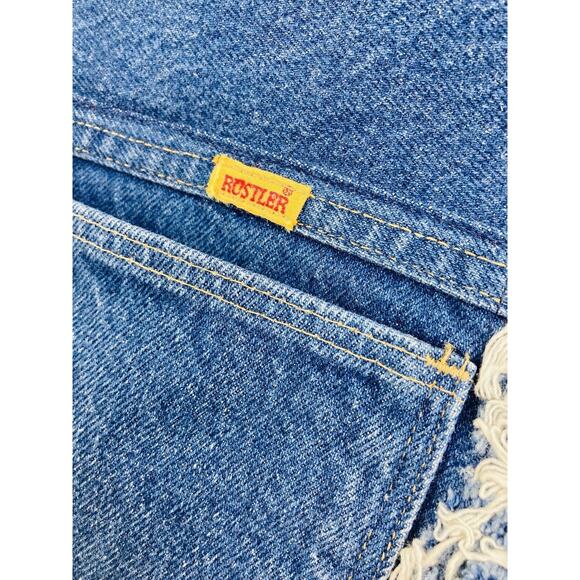 Rustler Denim Placemats 2 Blue Jean Vintage Retro Americana Patriotic Pocket Thi - Picture 5 of 7